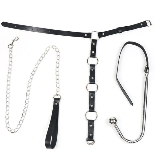 and Leash 5853 Hook Kinky Anal Collar EverydayUse with 0114